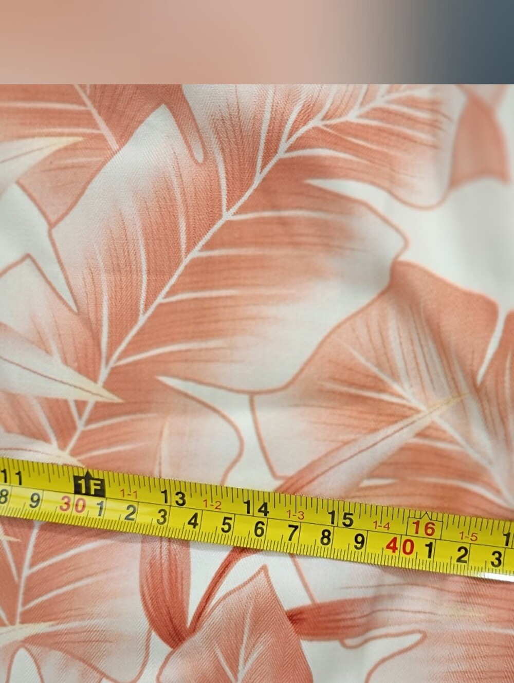 NWT Caribbean Size PM Joe Peach & Cream Tropical Print Mini Dress - Picture 7 of 8
